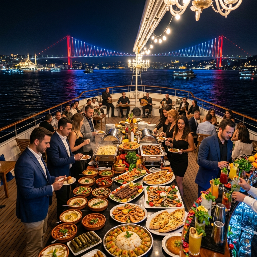 Bosphorus Dinner Cruise with Hotel Transfers