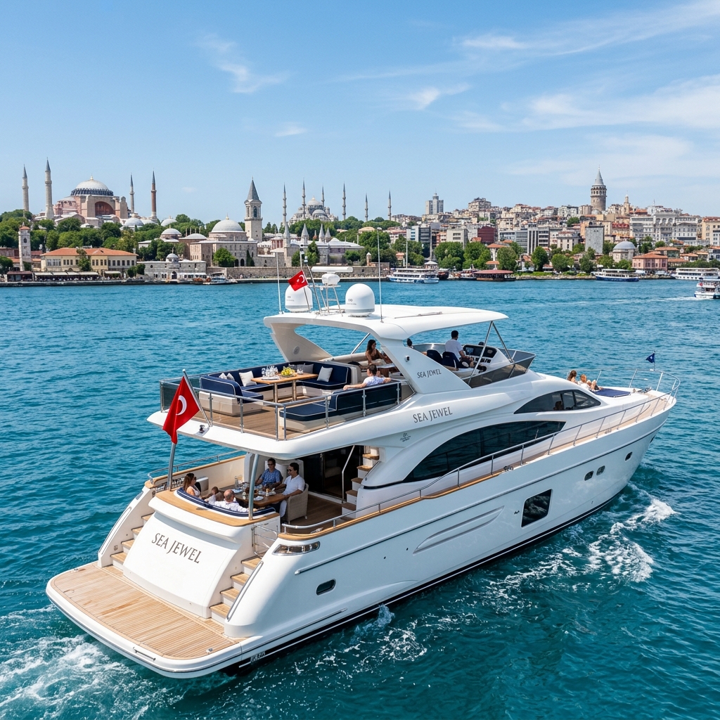 Bosphorus Sunset Cruise on Luxury Yacht
