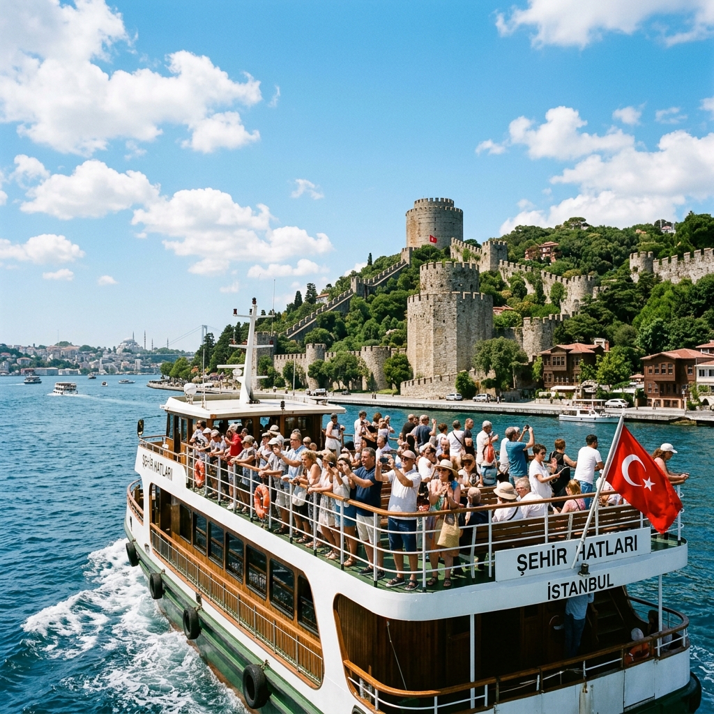 Bosphorus Sightseeing Cruise with Sunset Option